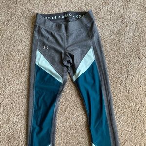 Blue/ grey Under Armour leggings